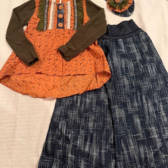 Girls Peaches N Cream Girls Fall Two Piece Set Size 3-4 - Picture 3 of 11